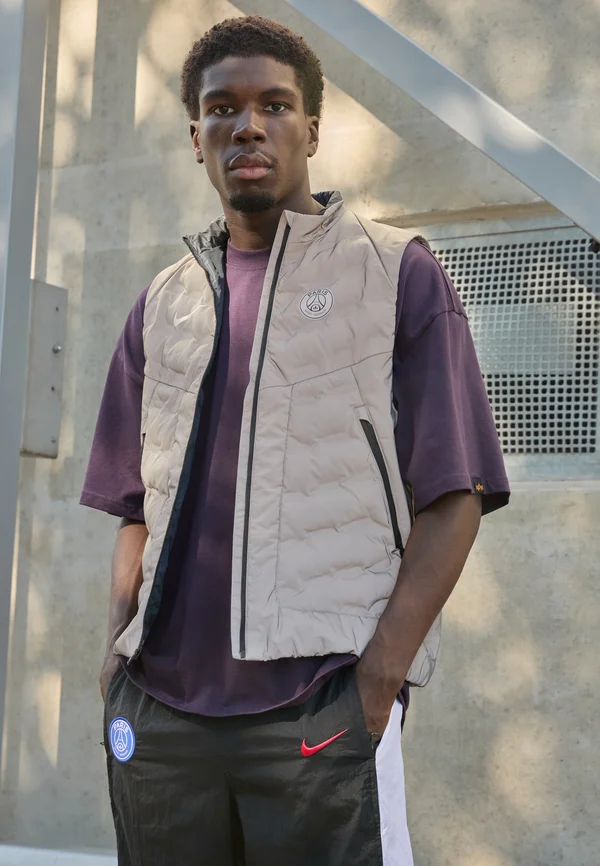 PARIS SAINT-GERMAIN RUNNING DIVISION - Weste - silver-coloured