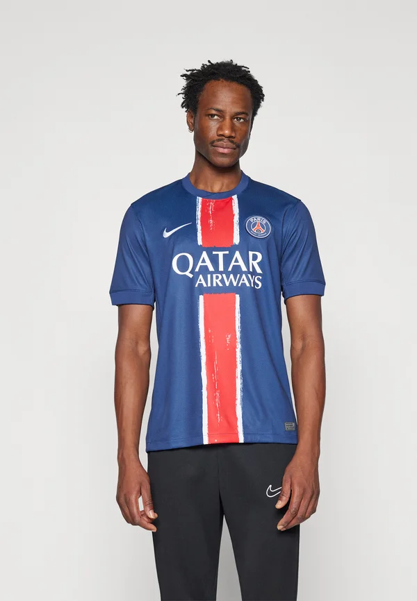PARIS ST GERMAIN NIKE DF JERSEY SHORT SLEEVES STADIUM HOME - Vereinsmannschaften - midnight navy/white