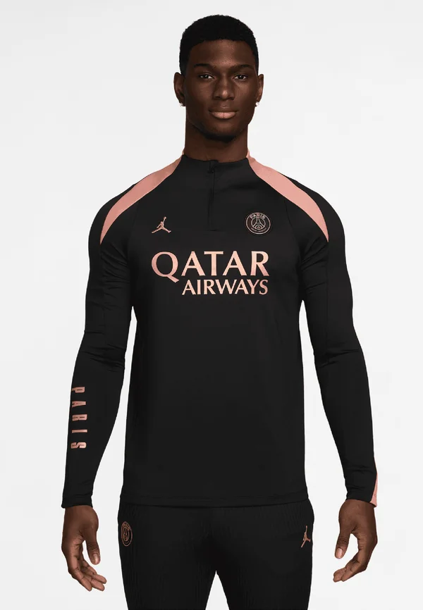 PARIS ST GERMAIN NIKE DF STRIKE DRILL TOP THIRD - Vereinsmannschaften - black/rust pink/rust pink