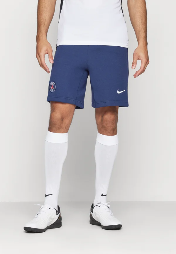 PARIS ST GERMAIN TECH FLEECE SHORT - Kurze Sporthose - midnight navy/white