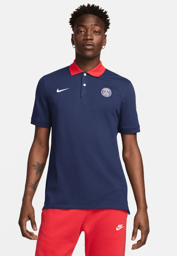 PARIS ST GERMAIN THE NIKE POLO DF 2.0 ESN - Poloshirt - midnight nav/university red/white