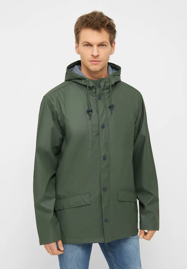 PASSBY - Parka - olive navy