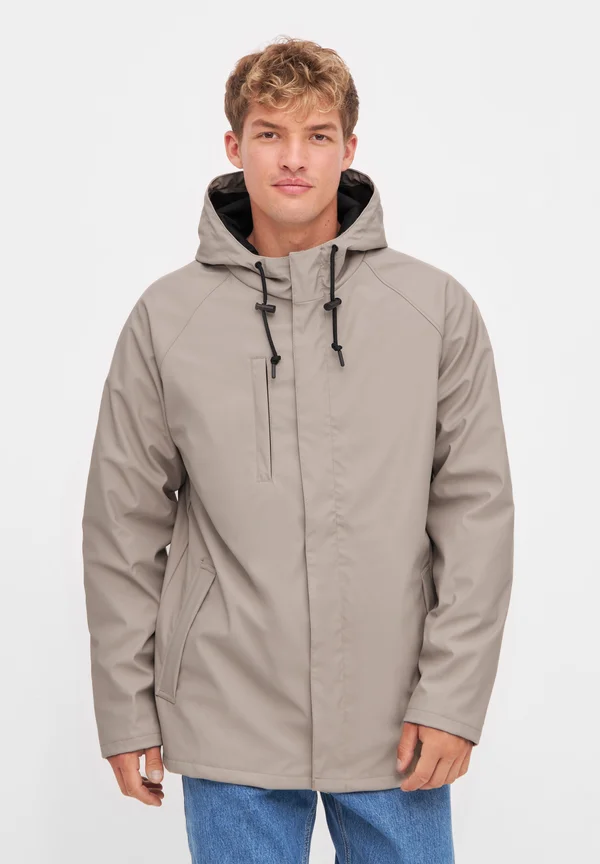 PASSBY PLAIN - Regenjacke / wasserabweisende Jacke - cobblestone navy