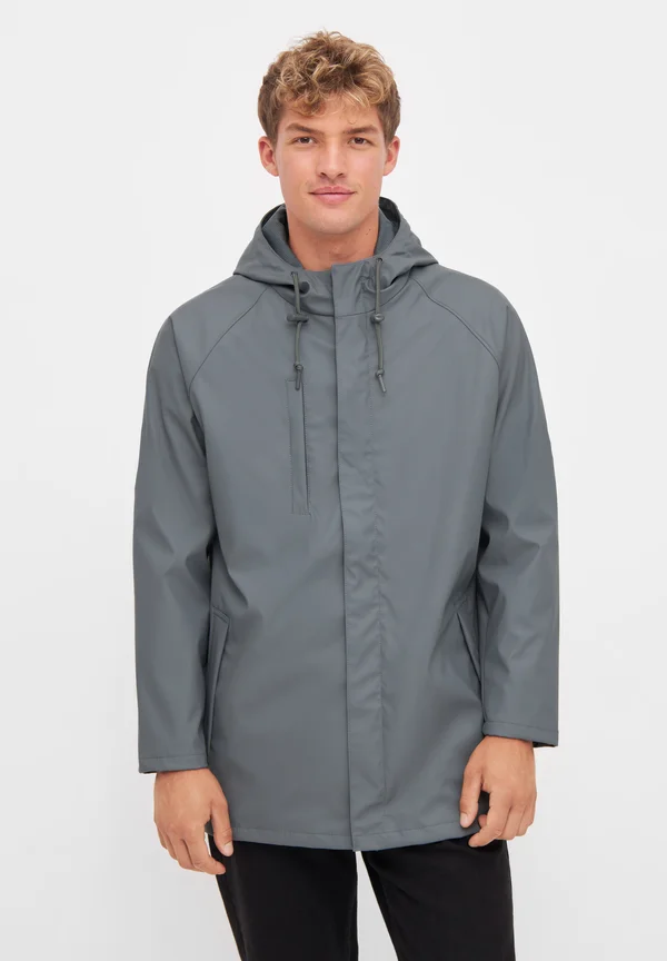 PASSBY PLAIN - Regenjacke / wasserabweisende Jacke - lava smoke