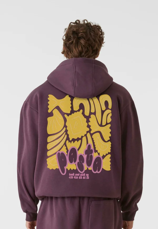 PASTA PICK UP - Kapuzenpullover - plumpurple