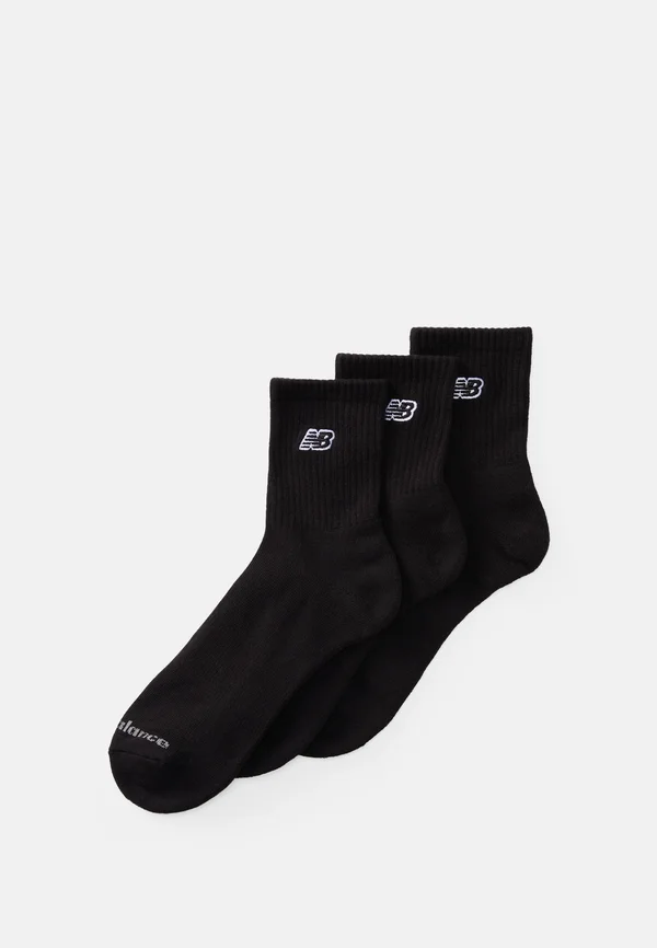 PATCH LOGO SEASONAL ANKLE UNISEX 3 PACK - Socken - black