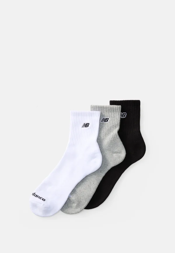 PATCH LOGO SEASONAL ANKLE UNISEX 3 PACK - Socken - white/grey/black