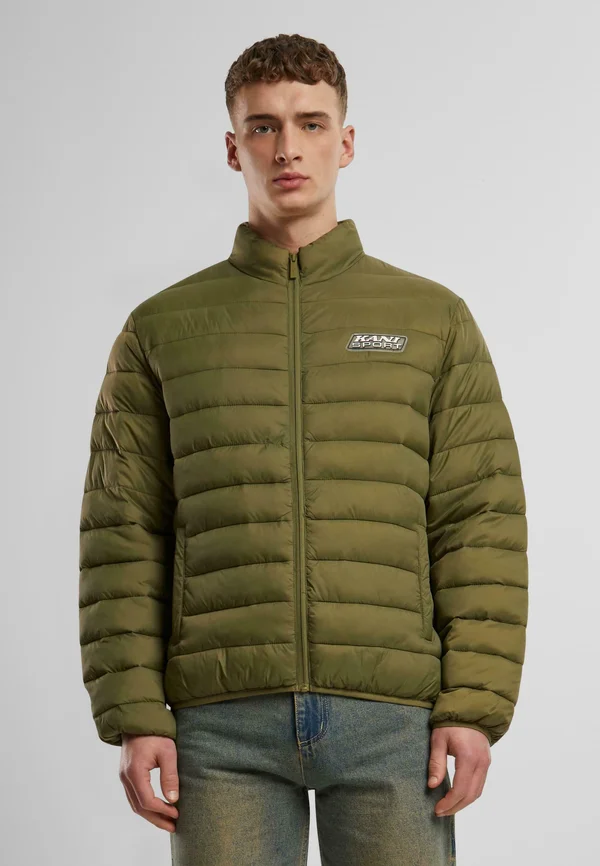 PATCH  PUFFER  - Winterjacke - olive