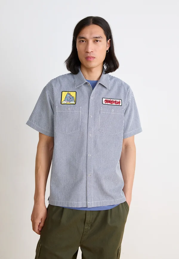 PATCHED LOGO WORK  - Hemd - navy