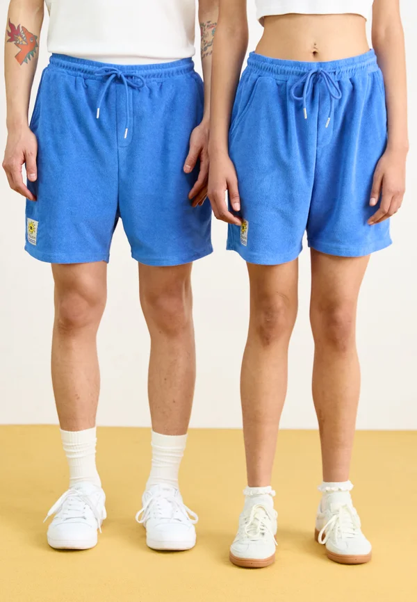 PATCHES SHORTS UNISEX - Shorts - blue