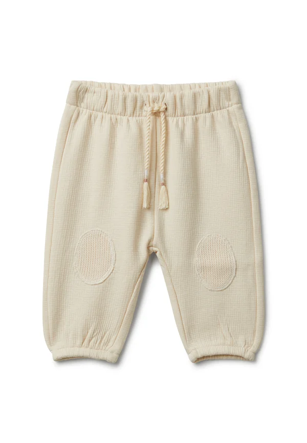 PATCHES WITH ELASTICATED WAIST  - Stoffhose - beige