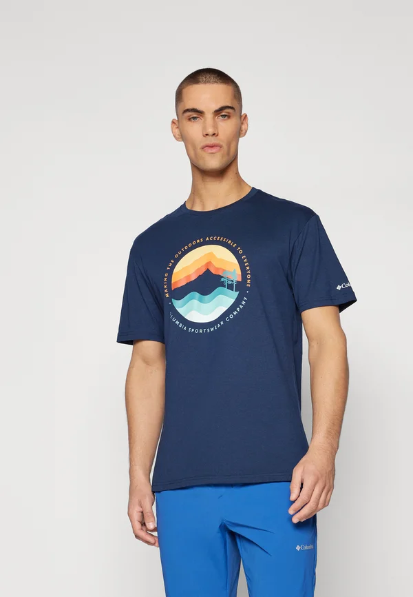 PATH LAKE™ GRAPHIC TEE  - T-Shirt print - collegiate navy