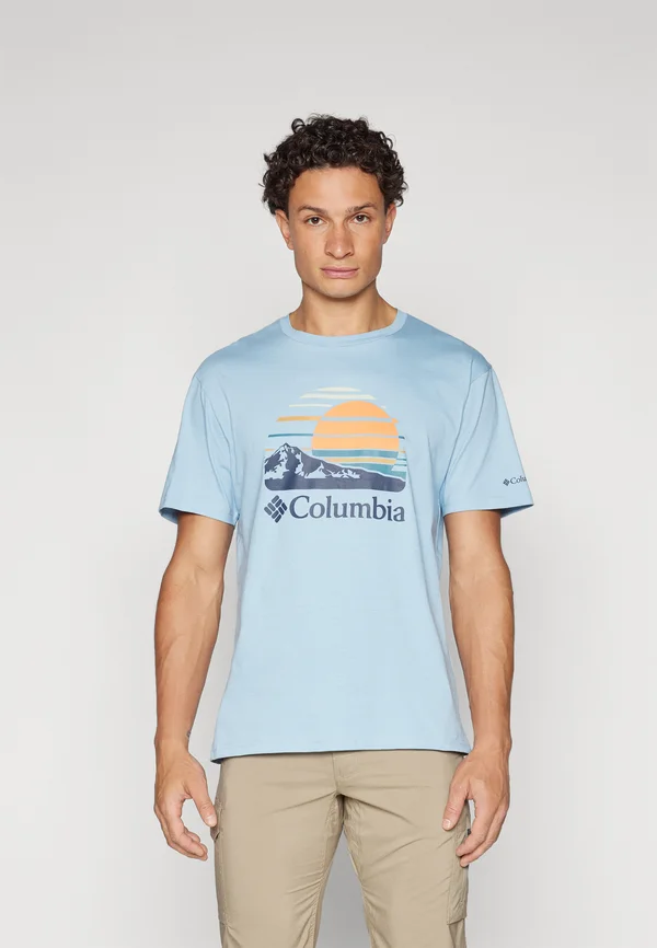 PATH LAKE™ GRAPHIC TEE  - T-Shirt print - ripple blue