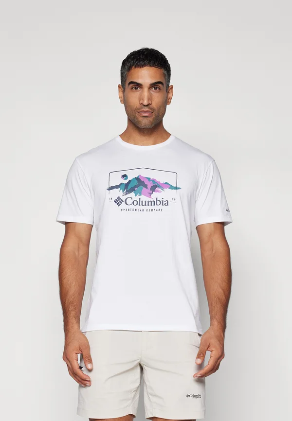 PATH LAKE™ GRAPHIC TEE  - T-Shirt print - white