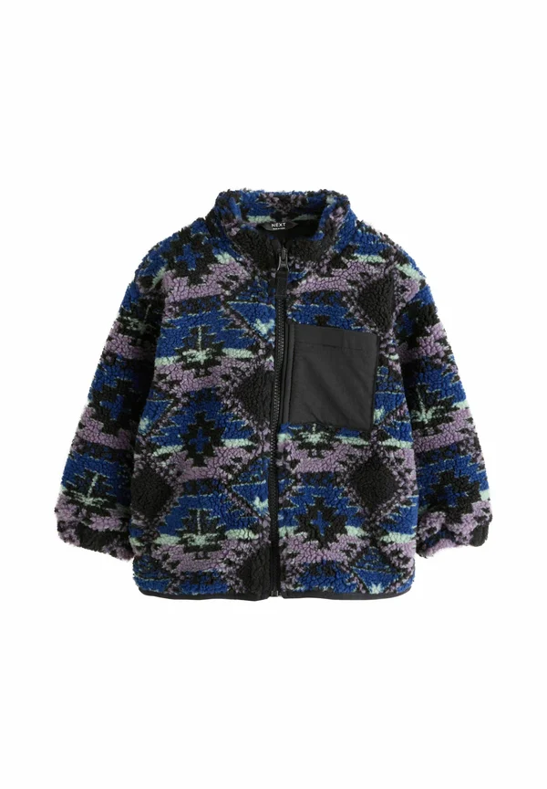 PATTERNED - Fleecepullover - blue/purple