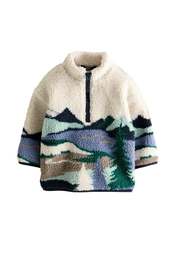 PATTERNED - Fleecepullover - multi mountain scene