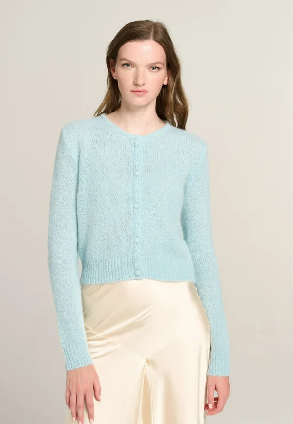 PAULA - Strickjacke - mint blue