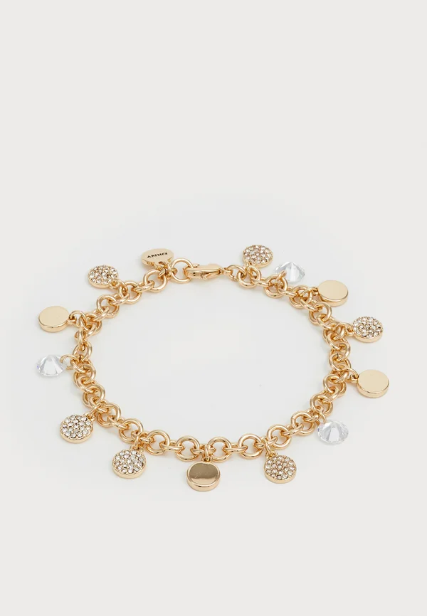 PAVE CHARM FLEX - Armband - gold-coloured