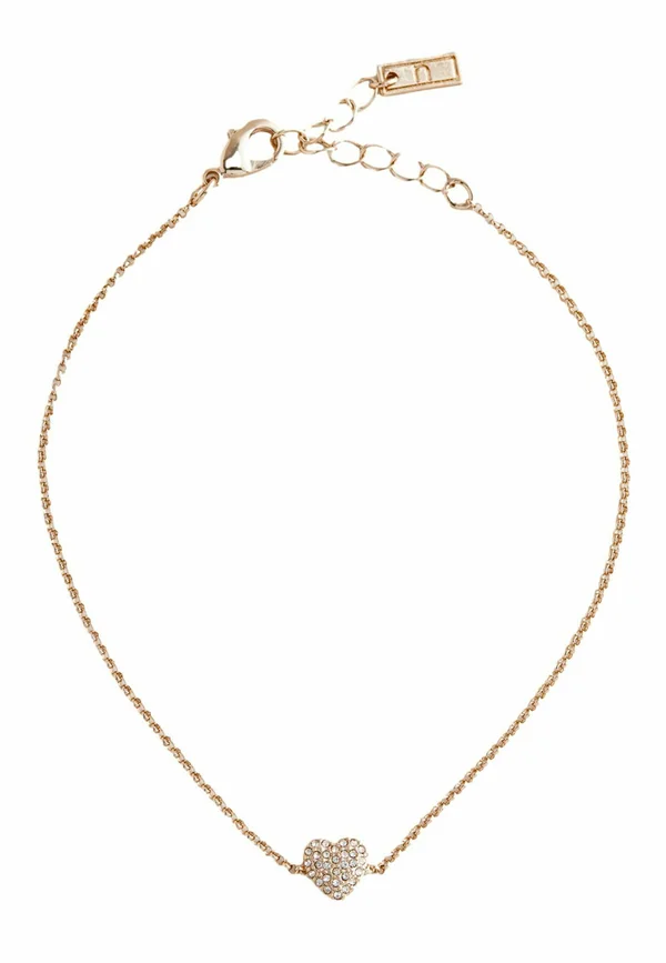 PAVE HEART  - Fußkettchen - gold tone