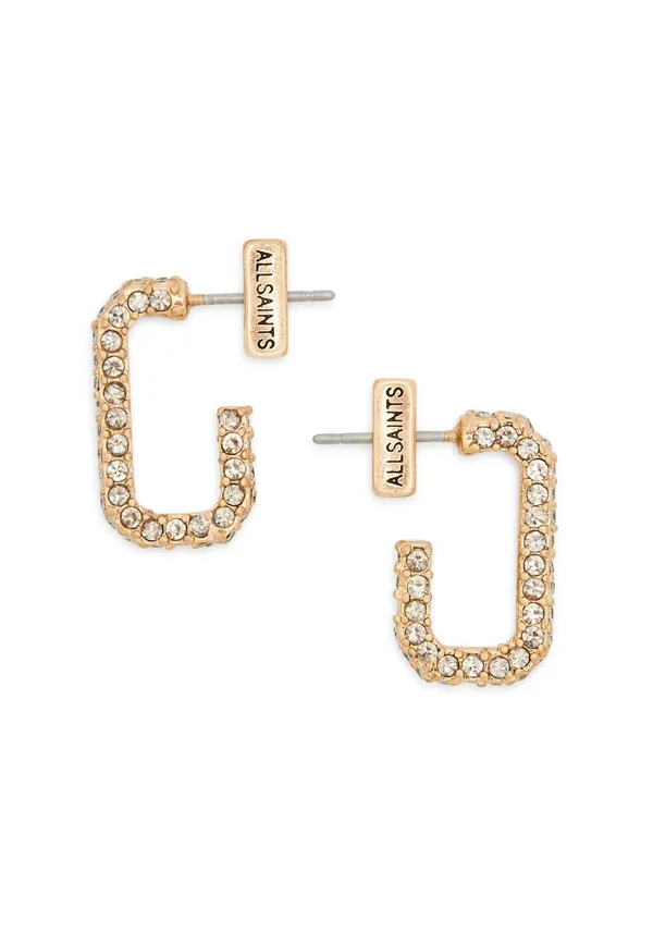 PAVE LINK HUGGIES - Ohrringe - gold-coloured