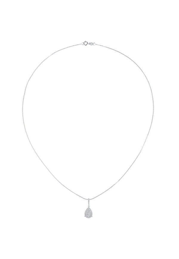 PAVE SET TEARDROP - Halskette - metal