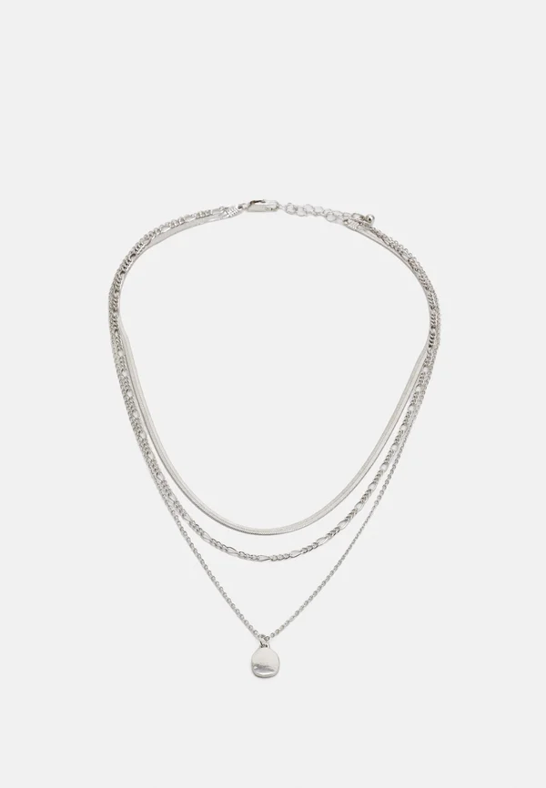 PCALVA COMBI NECKLACE - Halskette - silver-coloured