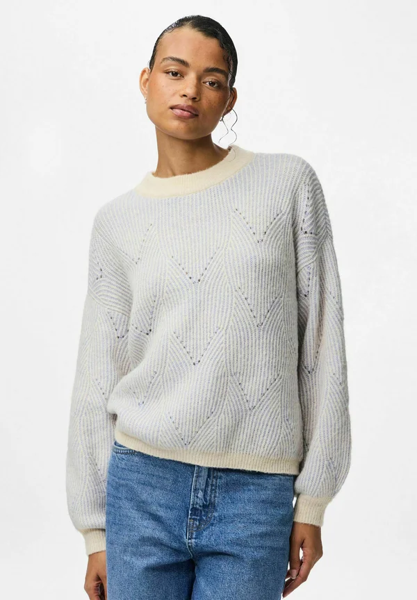 PCJENNA - Strickpullover - whitecap gray