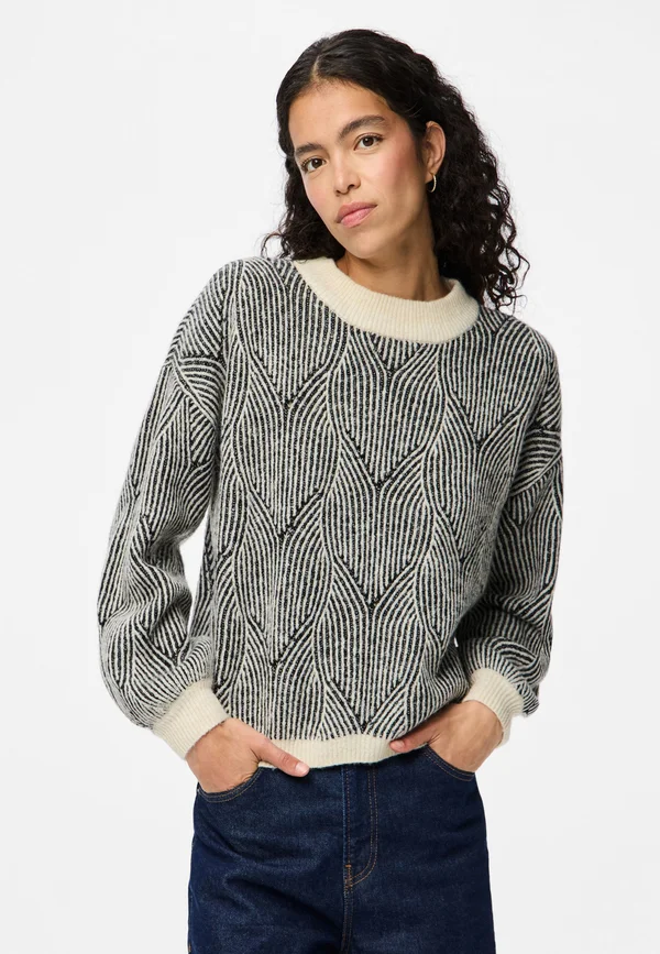 PCJENNA - Strickpullover - whitecap gray