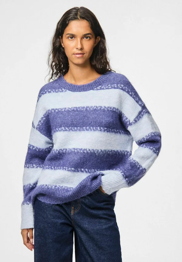 PCMILLA - Strickpullover - skipper blue