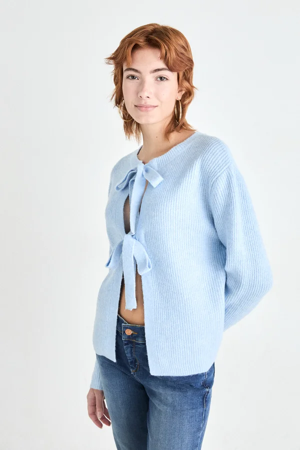 PCSILLY - Strickjacke - blue