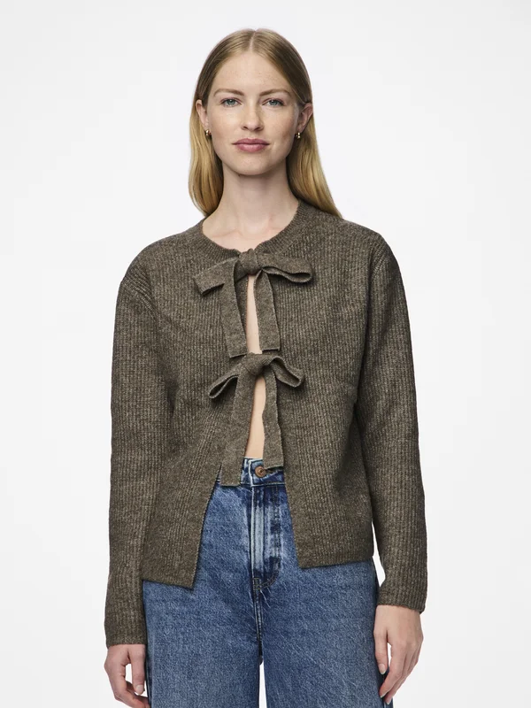 PCSILLY - Strickjacke - morel