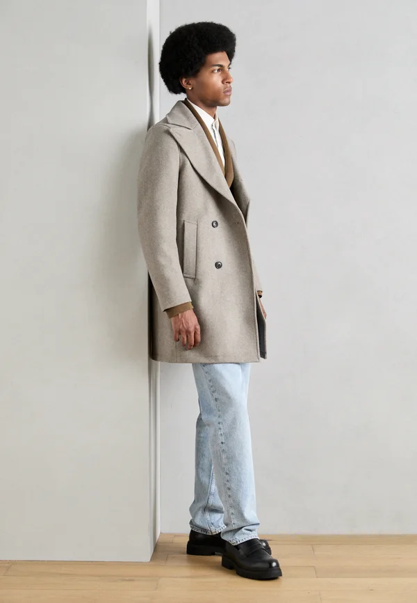 PEA COAT - Kurzmantel - stone melange