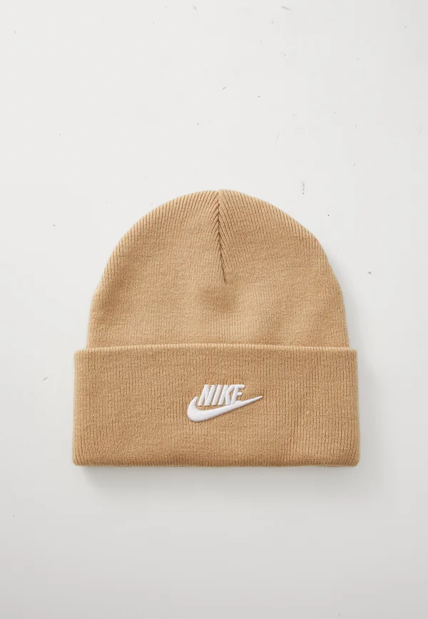 PEAK BEANIE UNISEX - Mütze - hemp/white