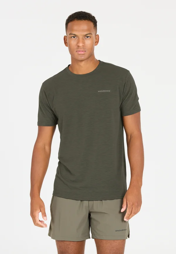 PEAKO - Sport T-Shirt - khaki