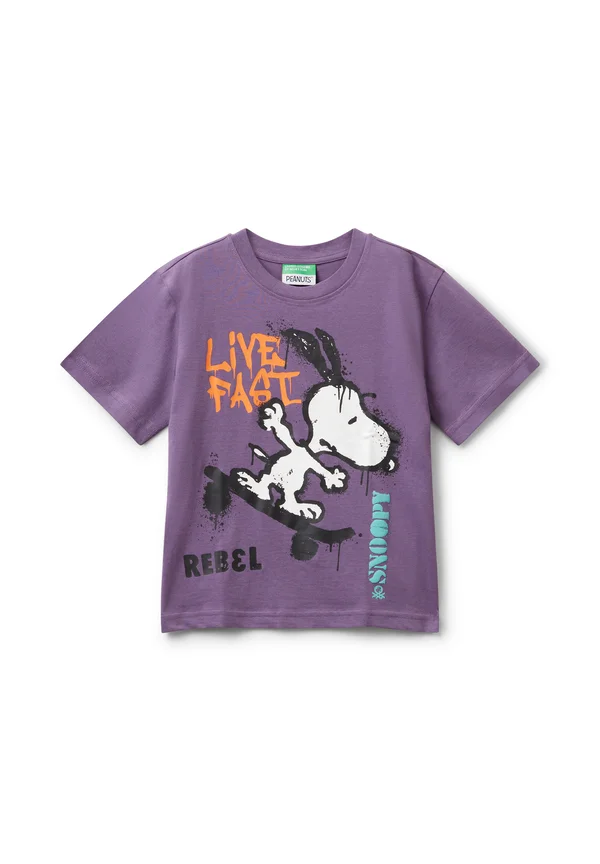 PEANUTS - T-Shirt print - violet