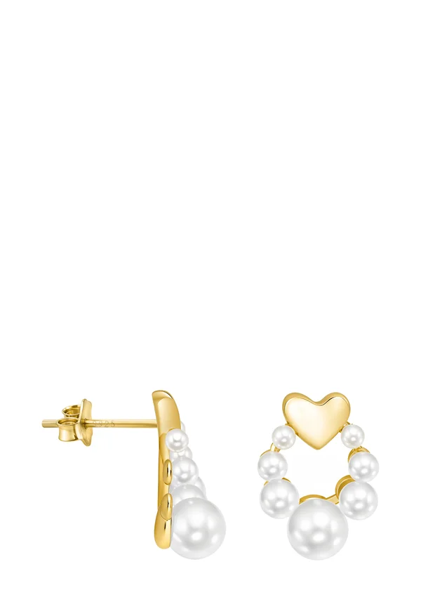 PEARL HEART - Ohrringe - gold-coloured