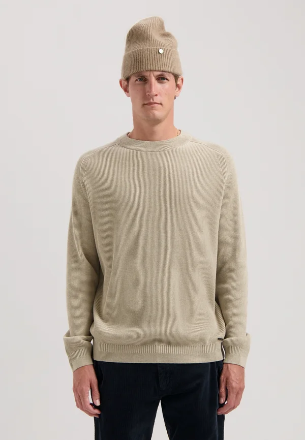 PEDRO RAGLAN - - Strickpullover - sand