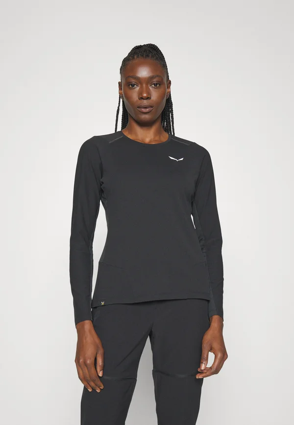 PEDROC DRY TEE W. - Langarmshirt - black out