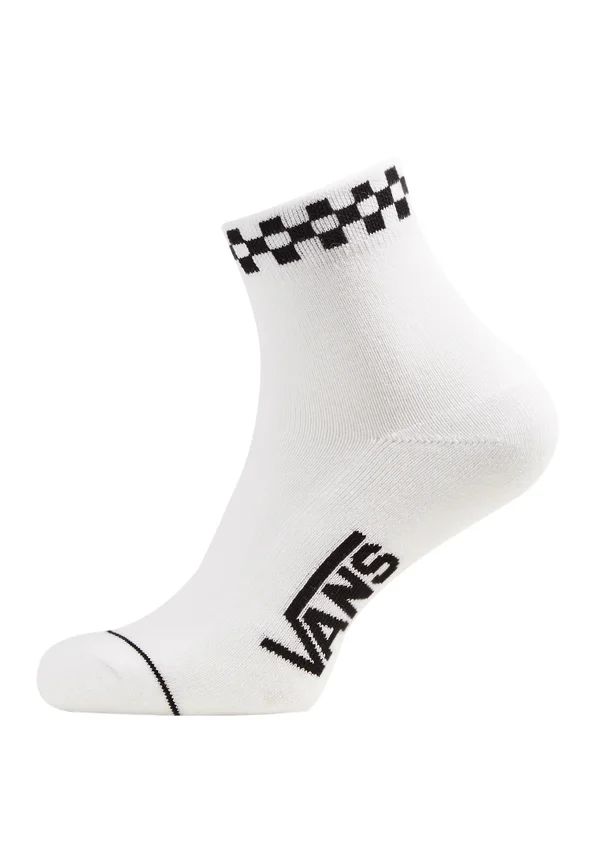 PEEK-A-CHECK CREW 6.5-10 - Socken - white-black