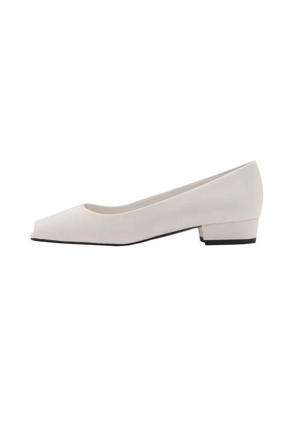 Peeptoe Ballerina - white