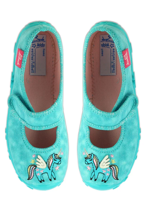 PEGASUS - Hausschuh - türkis