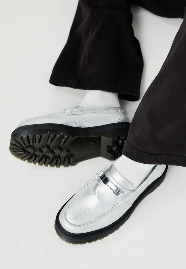 PENTON II QUAD UNISEX - Slipper - silver milled metallic