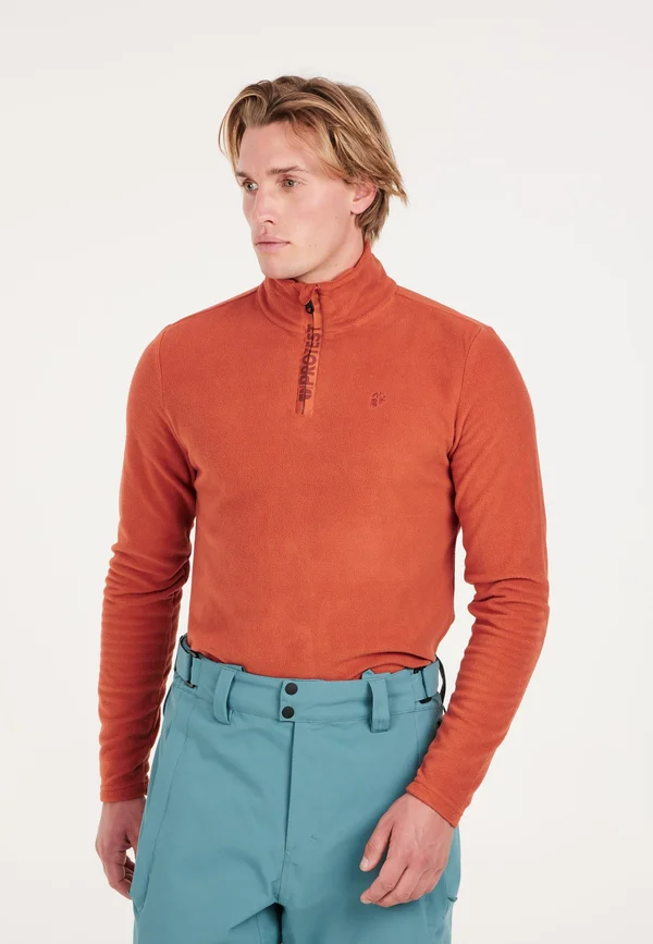 PERFECTO - Fleecepullover - brick orange