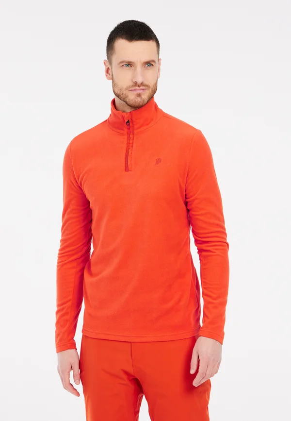 PERFECTO - Fleecepullover - burnt orange