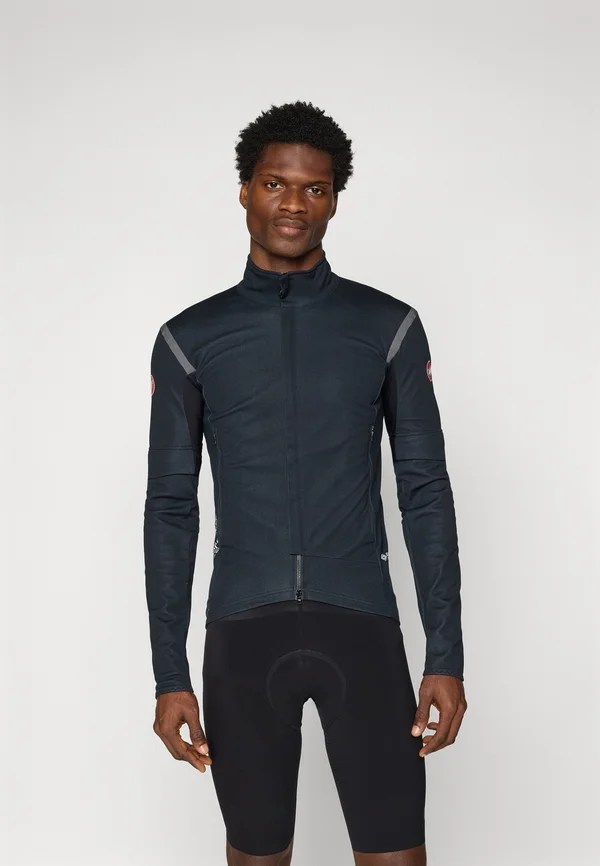 PERFETTO ROS 2 CONVERTIBLE JACKET - Cycling-Trikot - light black/black reflex