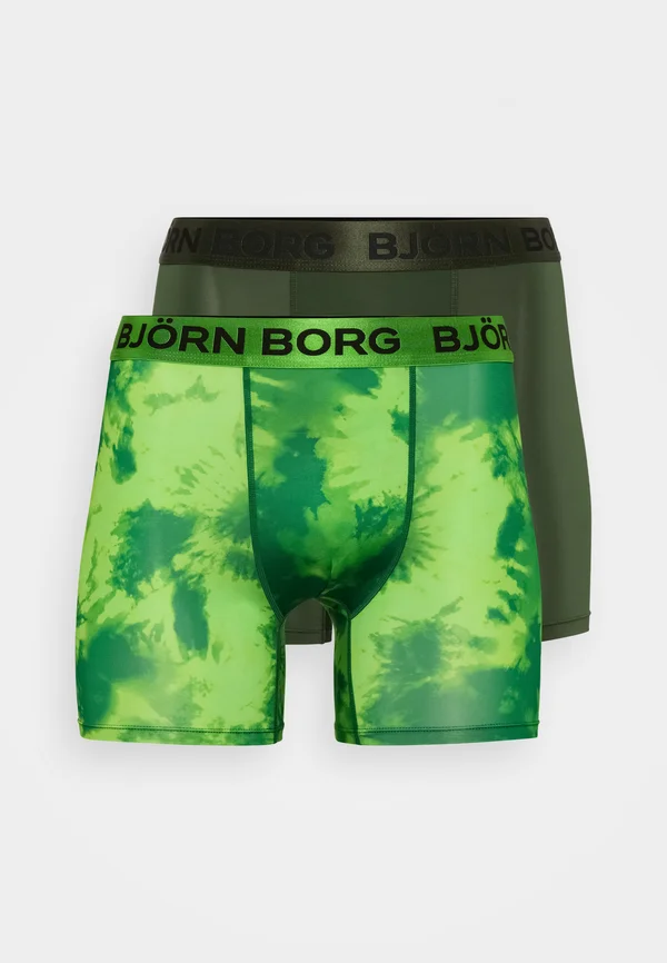 PERFORMANCE 2 PACK - Panties - olive/neon green