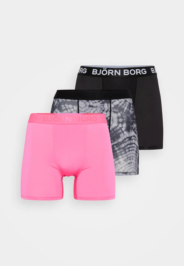 PERFORMANCE 3 PACK - Panties - black/pink/grey