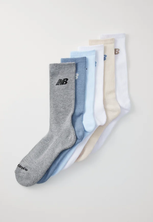 PERFORMANCE CREW SOCKS UNISEX 6 PACK - Sportsocken - white/iceblue/grey/light arctic blue/linen