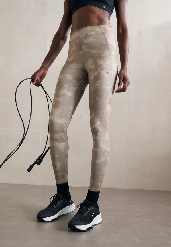 PERFORMANCE CROP INTERLOCK - Tights - brown