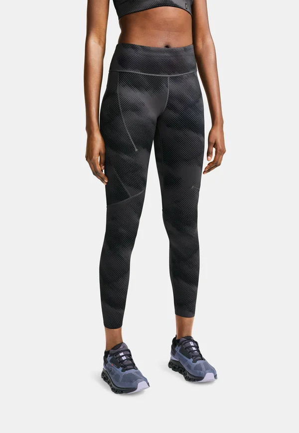 PERFORMANCE GRAPHIC  - Tights - shadow   black